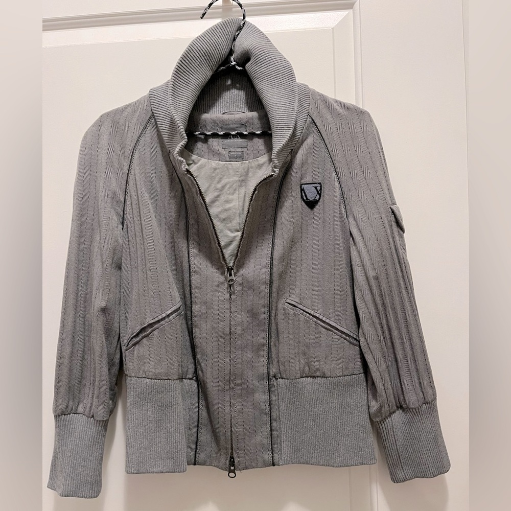 Rare 100% cotton Armani A/X moto/bomber